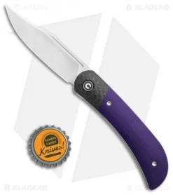 CIVIVI Appalachian Drifter 2 Liner Lock Knife Purple G-10 (3" Satin) -Civivi Civivi Appalachian Drifter 2 LL Knife Purple G 10 3in Satin BHQ 138579 td size