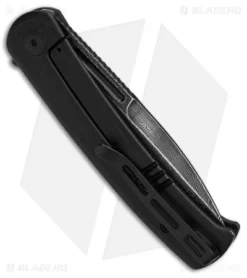 CIVIVI Cetos Frame Lock Knife Twill Carbon Fiber (3.48" Damascus) C21025B-DS1 -Civivi Civivi Cetos FL Knife Twill Carbon Fiber 3in Damascus BHQ 145889 td side