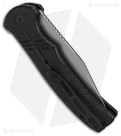 CIVIVI Cogent Button Lock Flipper Knife Coarse Black Micarta (3.5" BB) C20038D-7 -Civivi Civivi Cogent BL Flipper Knife Coarse Black Micarta 3in BB BHQ 145899 td side