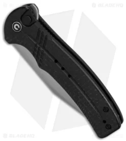 CIVIVI Cogent Button Lock Flipper Knife Coarse Black Micarta (3.5" BB) C20038D-7 -Civivi Civivi Cogent BL Flipper Knife Coarse Black Micarta 3in BB BHQ 145899 td spine