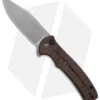 CIVIVI Cogent Button Lock Flipper Knife Coarse Brown Micarta (3.5" BB) C20038D-6