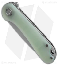 CIVIVI Elementum Tanto Liner Lock Knife Natural G-10 (2.9" Bead Blasted S35VN) -Civivi Civivi Elementum Tanto LL Knife Natural G10 2in 9cm SW BHQ 138599 td spine