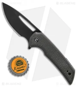 CIVIVI Ferrum Forge Odium Liner Lock Knife Dark Green Micarta (2.6" Black) -Civivi Civivi Ferrum Forge Odium LL Knife Dark Green Micarta 2in 6cm 138578 td size 2