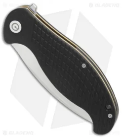 CIVIVI Naja Flipper Liner Lock Knife Black G-10 (3.75" Satin) C802C -Civivi Civivi Naja Black G10 Satin BHQ 87969 er spine