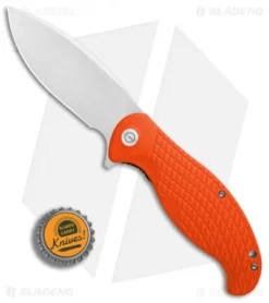 CIVIVI Naja Flipper Liner Lock Knife Orange G-10 (3.75" Satin) C802A -Civivi Civivi Naja Orange G10 Satin BHQ 87967 er bottlecap