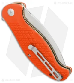 CIVIVI Naja Flipper Liner Lock Knife Orange G-10 (3.75" Satin) C802A -Civivi Civivi Naja Orange G10 Satin BHQ 87967 er side
