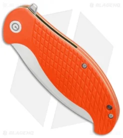 CIVIVI Naja Flipper Liner Lock Knife Orange G-10 (3.75" Satin) C802A -Civivi Civivi Naja Orange G10 Satin BHQ 87967 er spine