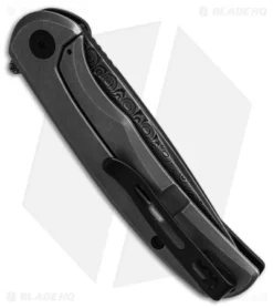 CIVIVI NOx Frame Lock Knife Marble Carbon Fiber/Steel Frame (2.8" Dark Damascus) -Civivi Civivi Nox Frame Lock Knife Marble Carbon Fiber Steel Frame 2in Dark Damascus BHQ 139465 td side