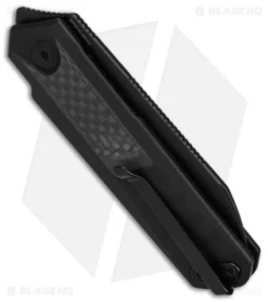 CIVIVI Ostap Hel Ki-V Plus Liner Lock Knife CF (2.5" Black SW ) C20005B-3 -Civivi Civivi Ostap Hel KIV Plus LLk CF 2in Black SW BHQ 151748 td side