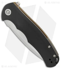 CIVIVI Praxis Flipper Liner Lock Knife Black G-10 (3.75" Satin) C803C -Civivi Civivi Praxis Black G10 Satin BHQ 87972 er spine