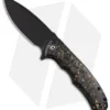 CIVIVI Praxis Flipper Liner Lock Knife Shredded Gold CF (3.75" Black SW) C803J