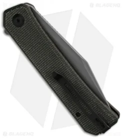 CIVIVI Relic Liner Lock Knife W/Tweezers Green Micarta (3.5" SW) -Civivi Civivi Relic Liner Lock Knife With Tweezers Green Micarta G 10 BHQ 136912 td side