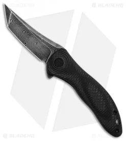 CIVIVI Synergy3 Tanto Liner Lock Knife Carbon Fiber (Damascus) -Civivi Civivi Synergy3 Tanto LL Knife Carbon Fiber Damascus BHQ 126500 td