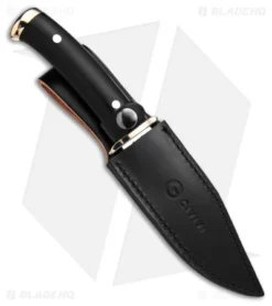 CIVIVI Teton Tickler Clip Point Fixed Blade Knife Black G-10 (5.4" Satin) -Civivi Civivi Teton Tickler Clip Point Fixed Blade Knife Black G10 5in Satin BHQ 139460 td sheath