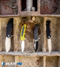 CIVIVI Naja Flipper Liner Lock Knife Black G-10 (3.75" Satin) C802C -Civivi WE Knife Co 605N Frame Lock Knife Flamed Titanium Two Tone BHQ 103147 kp gate web 2