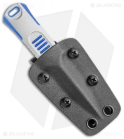 WE Knife Co. OSS Dagger Fixed Blade Knife Blue G-10 (2" Stonewash) -Civivi WE Knife Co Oss Dagger Fixed Blue G 10 SW BHQ 107080 jr sheath 2